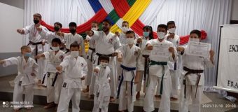 Clausura y entrega de cintos año 2021 de la Escuela de Karate Shotokan J.K.A.